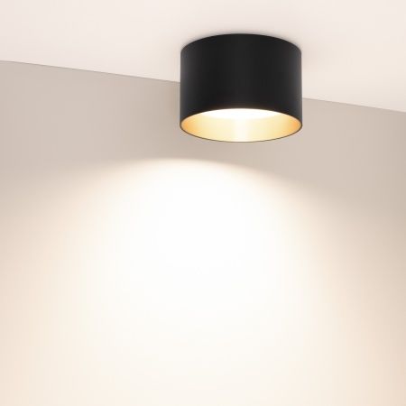 Светильник SP-BISCOTTO-R140-15W Warm3300-MIX (BK-GD, 80 deg, 230V) (Arlight, IP54 Металл, 5 лет)