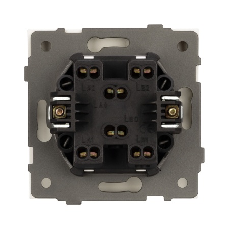 Механизм выключателя одноклавишный перекрёстный SWT-TENDO-MKX1-SFPL-WH (230V, 10A) (Arlight, -)