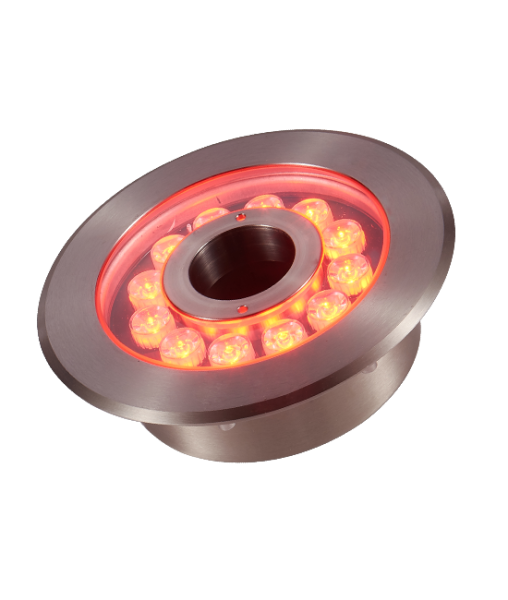 Светильник для фонтанов, DC12V 36W(12*3W) IP68 RGB, сатин-никель, UG8212-1