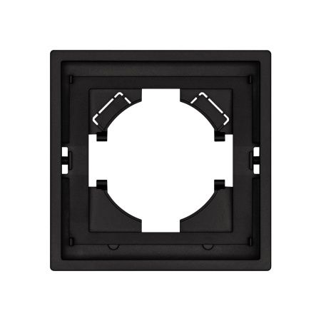 Рамка пластиковая FRM-TENDO-SFPL-1-BK (Arlight, -)