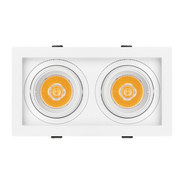Светильник MS-VORTEX-BUILT-S210x117-2x20W Day4000 (WH-WH, 20 deg, 230V) (Arlight, IP20 Металл, 5 лет)