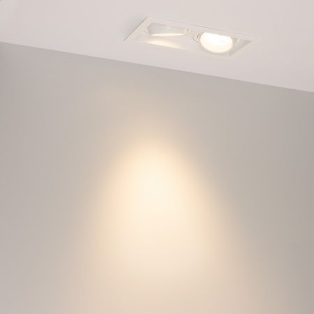 Светильник MS-VORTEX-BUILT-S210x117-2x20W Warm3000 (WH-WH, 40 deg, 230V) (Arlight, IP20 Металл, 5 лет)