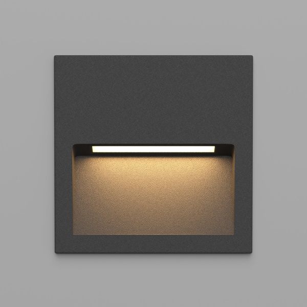 Светильник LTD-TRAIL-S115x115-4W Warm3000 (GR, 70 deg, 230V) (Arlight, IP65 Металл, 3 года)