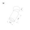 Светильник SP-POLO-SURFACE-FLAP-R65-8W Day4000 (WH-WH, 40 deg) (Arlight, IP20 Металл, 5 лет)