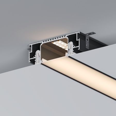 Профиль STRETCH-41-CEIL-CENTER-2000 BLACK (Arlight, Алюминий)