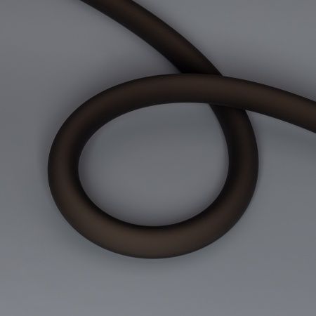 Лента герметичная MOONLIGHT-BLACK-TOP-G280-D25mm 24V RGB 360deg (14.4 W/m, IP65, 1m, wire x1) (Arlight, Вывод кабеля прямой)