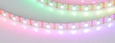 Лента SPI-B60-10mm 5V RGB-PX1-BPT (12 W/m, IP20, 5060, 5m) (Arlight, бегущий огонь)