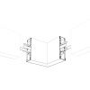 Угол S2-WALL-X2-H128-L90N внутренний (Arlight, Металл)