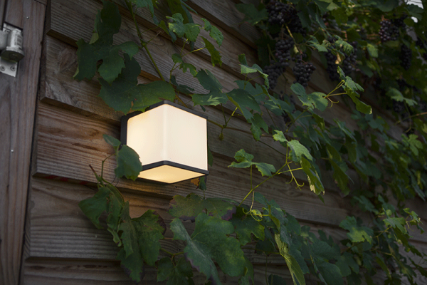 Светильник наcтенный, потолочный "Куб", WC2123, LED 19,1W 3000К, 4200К. IP54, темно серый