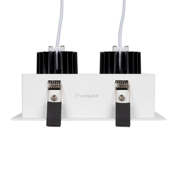 Светильник CL-KARDAN-S180x102-2x9W Warm (WH, 38 deg) (Arlight, IP20 Металл, 3 года)