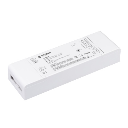 INTELLIGENT ARLIGHT Диммер SMART-CC-205-72-SH-PD-SUF (12-48V, 5x350-1200mA, 2.4G) (IARL, IP20 Пластик, 5 лет)