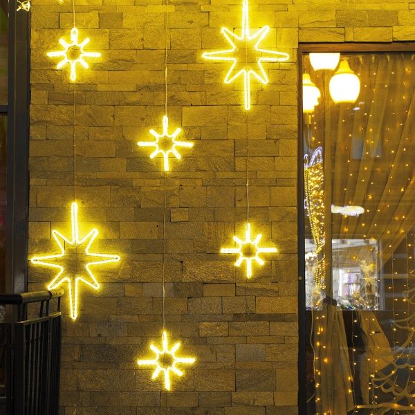 Фигура ARD-SNOWFLAKE-M7-450x375-108LED Warm (230V, 6.5W) (Ardecoled, IP65)