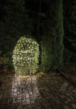 Гирлянда светодиодная сетка D2101 BS 2х1 м 200 LED бело-синий