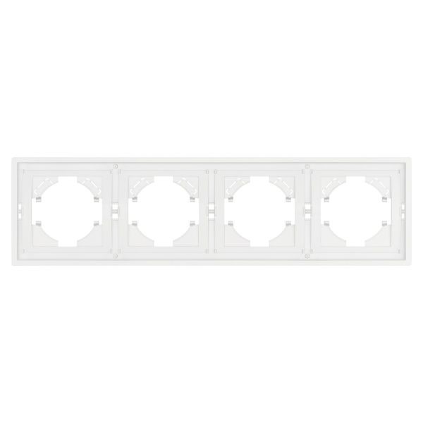 Рамка пластиковая FRM-TENDO-SFPL-4-WH (Arlight, -)