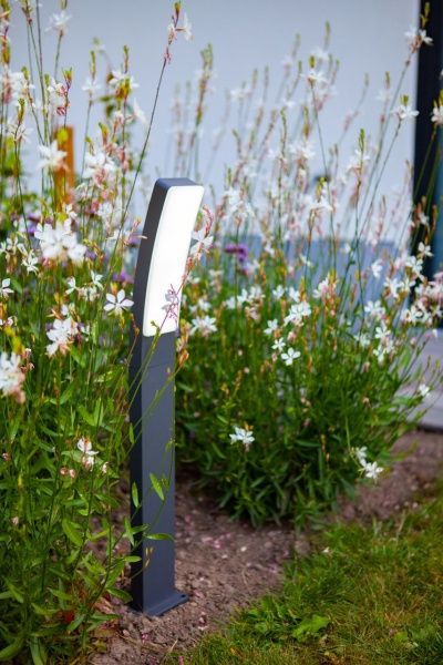 Ландшафтный столбик Lutec, Темно-серый, Модерн, W2889-740 Gr