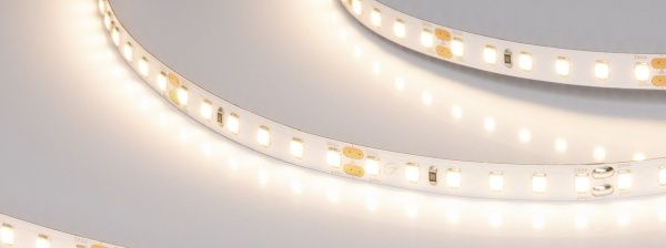 Лента UL-A120-8mm 24V Warm2700 (2 W/m, IP20, 5m) (Arlight, Открытый)