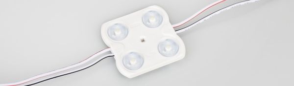 Модуль герметичный CRAFT-2835-4-12V Warm 170deg (45x43mm, 1.6W, IP67) (Arlight, Закрытый)