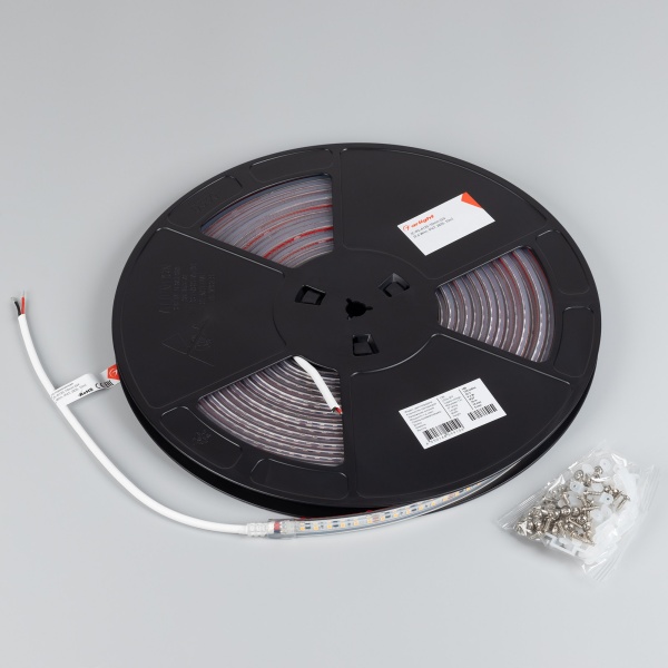 Лента герметичная IC-PS-A120-10mm 24V Warm3000 (9.6 W/m, IP67, 2835, 10m) (Arlight, стабилизированная)