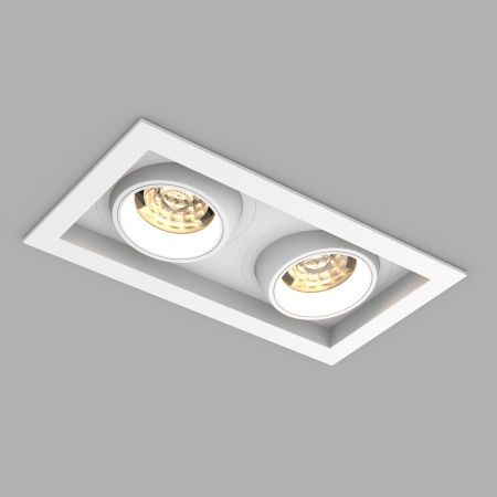 Светильник MS-VORTEX-BUILT-S210x117-2x20W Warm3000 (WH-WH, 40 deg, 230V) (Arlight, IP20 Металл, 5 лет)