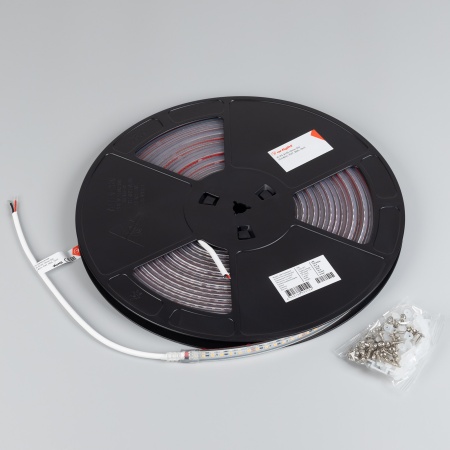 Лента герметичная IC-PS-A120-10mm 24V White6000 (9.6 W/m, IP67, 2835, 10m) (Arlight, стабилизированная)