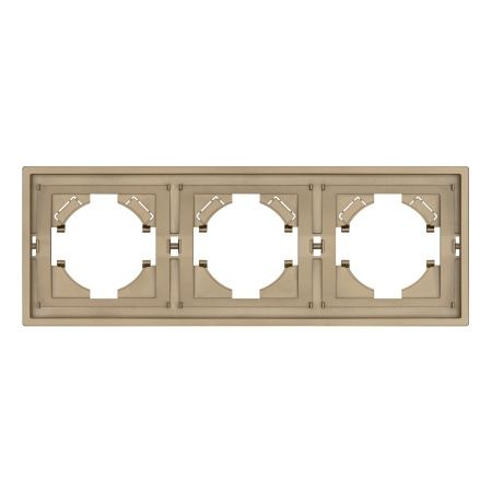 Рамка пластиковая FRM-TENDO-SFPL-3-GD (Arlight, -)