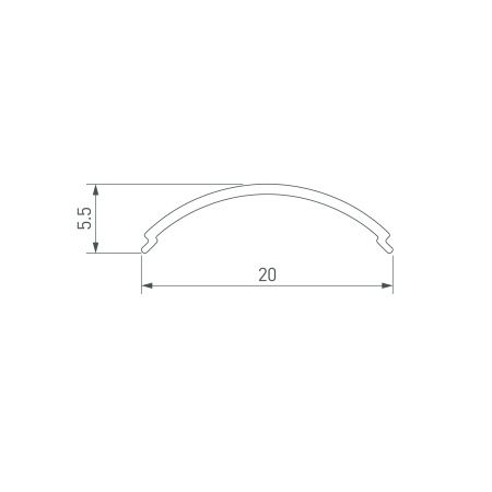 Экран SL-KANT-H15-3000 OPAL-S (Arlight, Пластик)