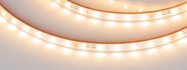 Лента герметичная IC-PS-A60-10mm 24V Warm2700 (4.8 W/m, IP67, 2835, 10m) (Arlight, стабилизированная)