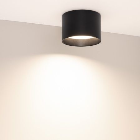 Светильник SP-BISCOTTO-R120-12W Warm3300-MIX (BK, 80 deg, 230V) (Arlight, IP54 Металл, 5 лет)