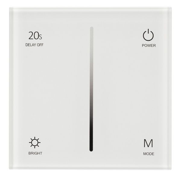 Панель SMART-P35-DIM-IN White (230V, 0-10V, Sens, 2.4G) (Arlight, IP20 Пластик, 5 лет)