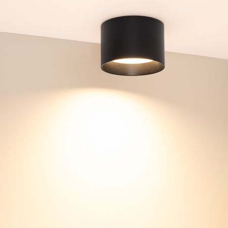 Светильник SP-BISCOTTO-R120-12W Warm3300-MIX (BK, 80 deg, 230V) (Arlight, IP54 Металл, 5 лет)