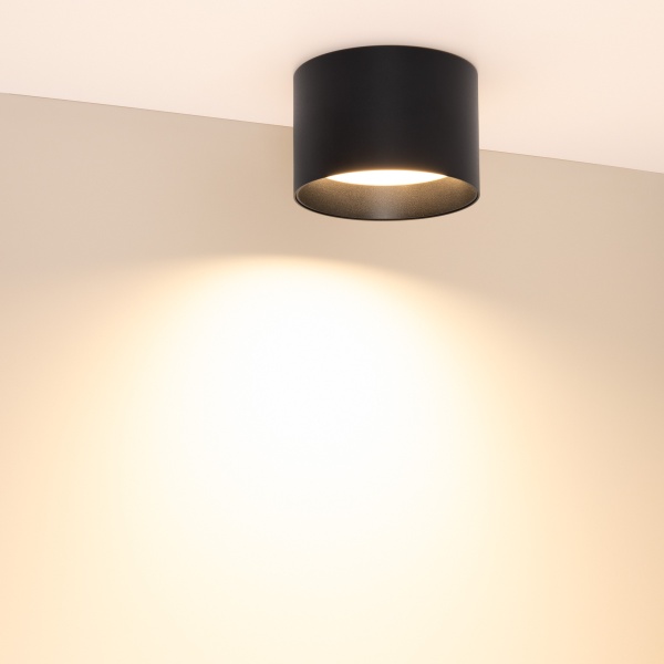 Светильник SP-BISCOTTO-R120-12W Warm3300-MIX (BK, 80 deg, 230V) (Arlight, IP54 Металл, 5 лет)