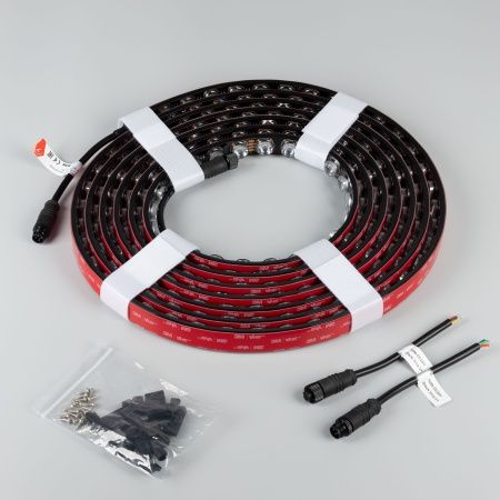 Лента герметичная FLT-PS-S42-BLACK-23mm 24V RGB (21 W/m, IP67, 15deg, 5m) (Arlight, -)