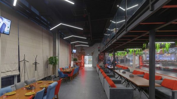 Г-образный светильник подвесной черный SILED ANGLE-PROF 510х510х50х70 (25 Вт, 3000K)