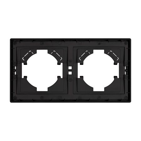 Рамка пластиковая FRM-TENDO-SFPL-2-BK (Arlight, -)