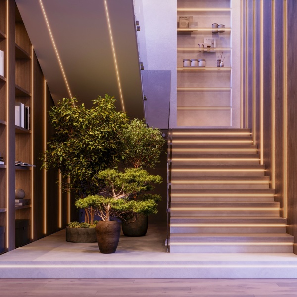 Лента герметичная VELA-M240-2.5x6mm 24V Warm2400 (5 W/m, IP65, 5m) (Arlight, узкая)