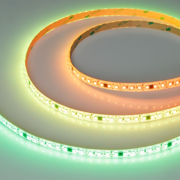 Лента герметичная SPI-SE-A120-10mm 24V RGB-PX6-BPT (23 W/m, IP65, 2835, 5m) (Arlight, бегущий огонь)