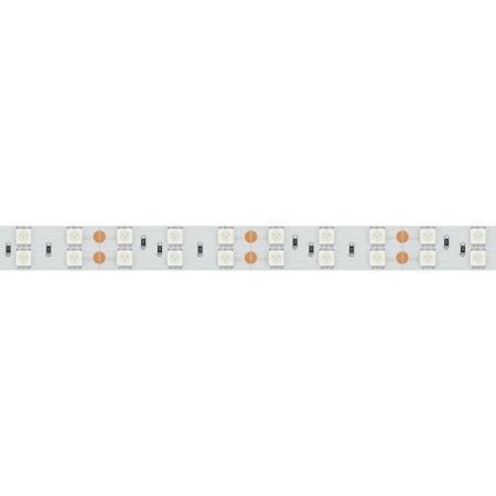 Лента RT 2-5000 24V Yellow 2x2 (5060, 600 LED, LUX) (Arlight, 28.8 Вт/м, IP20)