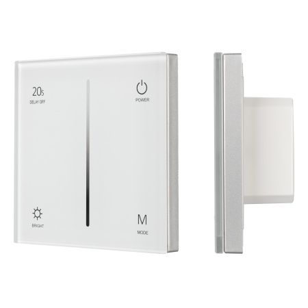 Панель SMART-P36-DIM-IN White (230V, 1.2A, TRIAC, Sens, 2.4G) (Arlight, IP20 Пластик, 5 лет)