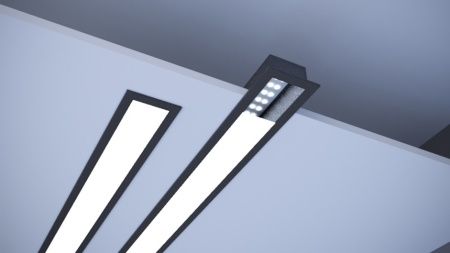 Линейный встраиваемый светодиодный светильник SILED LINEA INNER 1200х50х32 (30 Вт, 4000K)