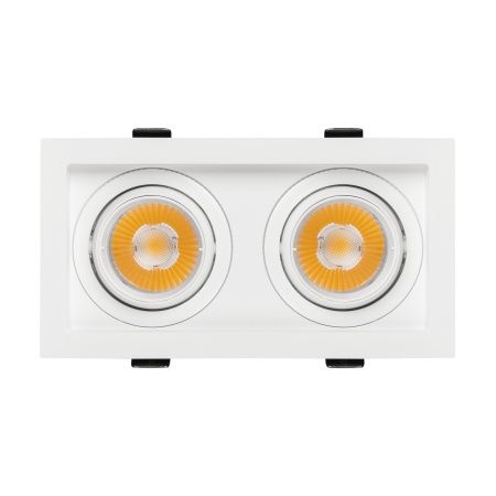 Светильник MS-VORTEX-BUILT-S170x90-2x12W Day4000 (WH-WH, 20 deg, 230V) (Arlight, IP20 Металл, 5 лет)