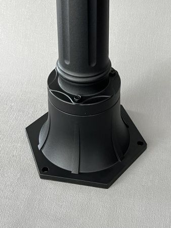 Светильник садово-парковый "Варна", G3967, 1* Е27  60W  IP44 h=1.1m, black+ wood