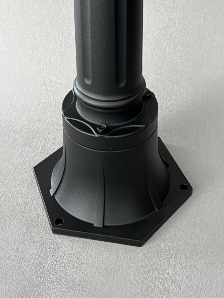 Светильник садово-парковый "Варна", G3967, 1* Е27  60W  IP44 h=1.1m, black+ wood