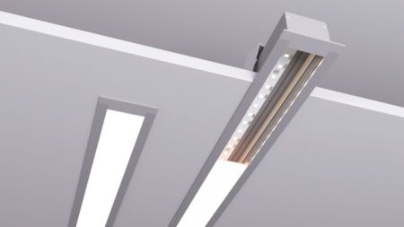 Линейный встраиваемый светодиодный светильник SILED LINEA INNER 500х50х32 (12 Вт, 5000K)