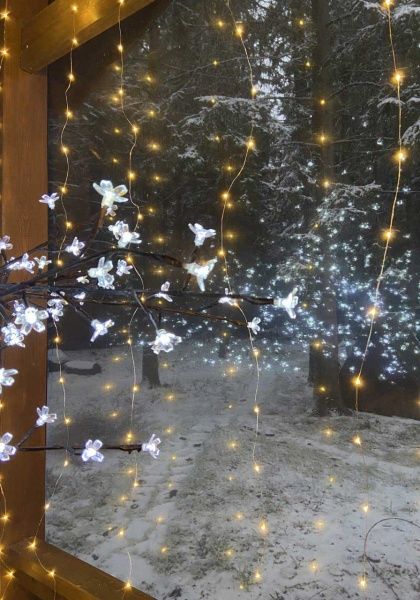 Светодиодное дерево Сакура D6202 600 LED белый