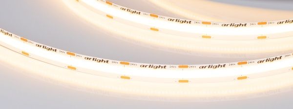 Лента COB-X576-10mm 24V Warm2700 (15 W/m, IP20, 5m) (Arlight, -)