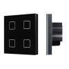 INTELLIGENT ARLIGHT Сенсорная панель DALI-301-11-IN Black (BUS/24V, Backlight) (IARL, IP20 Пластик, 5 лет)